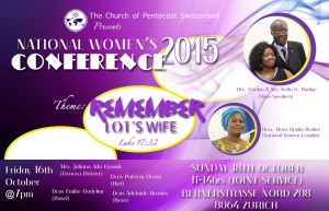 NATIONAL WOMEN'S CONFERENCE 2015